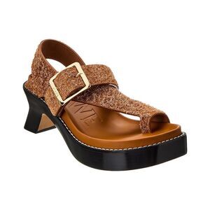 LOEWE Ease Suede Sandal Size 40 / US 10